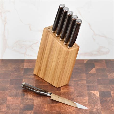 Shun Premier Steak Knife Set with Block - 6 Piece – Cutlery and More