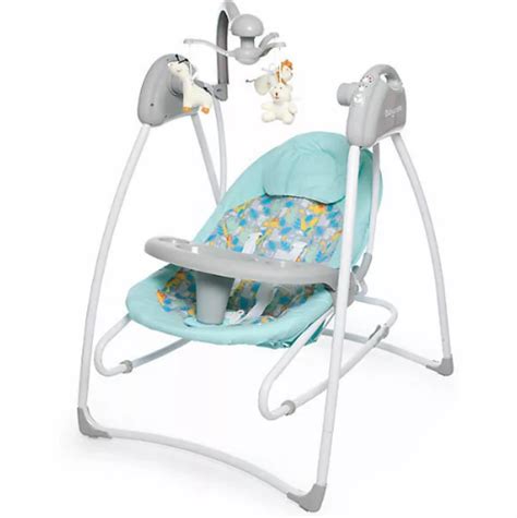 Babycare Электрокачели Butterfly 2 в 1 с адаптером Мята 18 Mint 18 ...