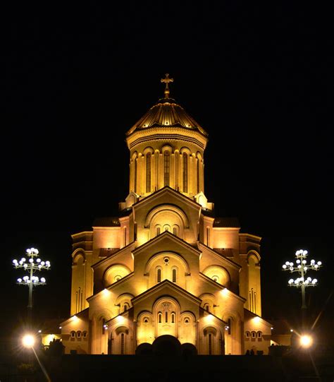 Photo Sameba Cathedral Tblisi Georgia by Jakob Molzen - architecture ...
