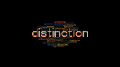 DISTINCTION: Synonyms and Related Words. What is Another Word for ...