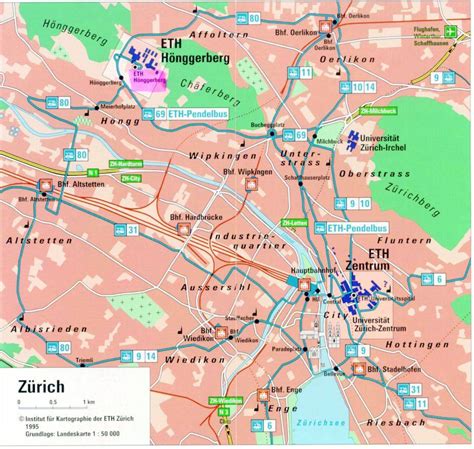 mapas detallados de zurich  descargar gratis  imprimir