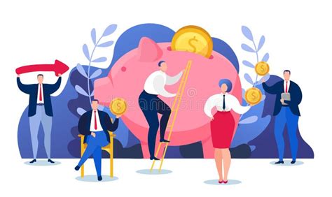 монетка шаржа финансовохозяйственная Иллюстрация штока - иллюстрации ...