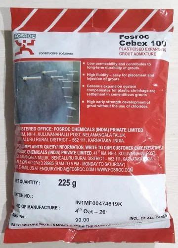 fosroc cebex   pack mahabalipuram id