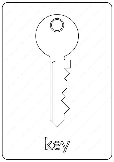 key template  printable