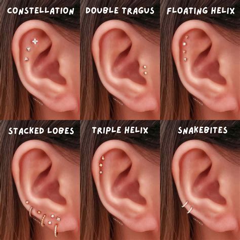 What Is A Stacked Lobe Piercing at Phoebe Colman blog