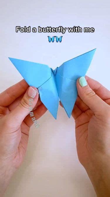 Origami Butterfly Instructions | Diy presentes, Origami vídeos, Origami