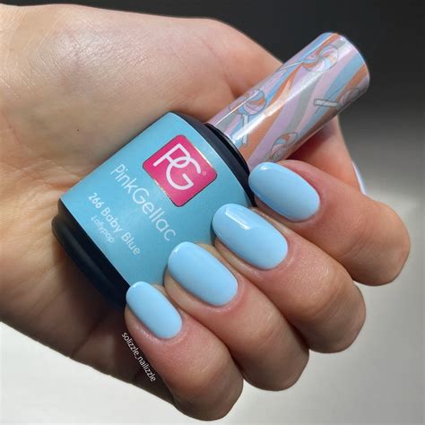 266 Baby Blue - Blauwe Gellak - Pink Gellac