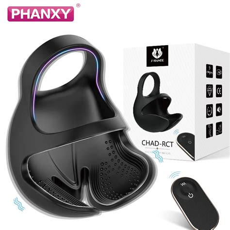 Male-Testicle-Vibrator-with-Dual-Motor-Wireless-Remote-Penis-Ring