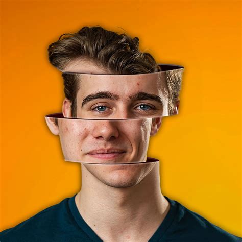 cutted head  behance behance