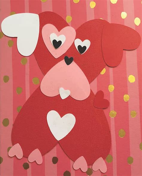 Valentine Dog Craft