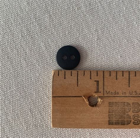 Small Black Sewing Buttons Plastic Sewing Buttons 1/2 Black - Etsy