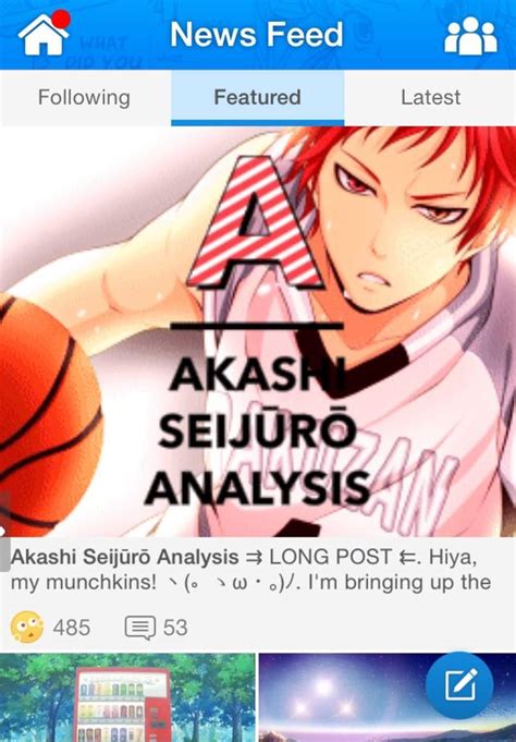 Akashi Seijūrō Analysis | Anime Amino