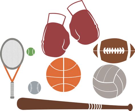 Various sports items | Free SVG