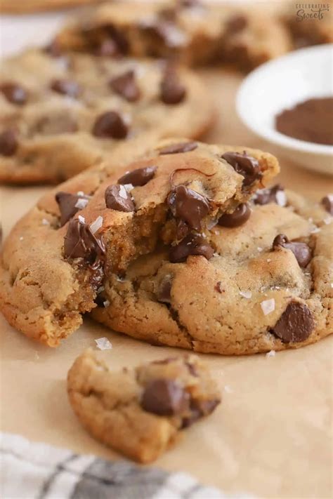 Espresso Chocolate Chip Cookies - Celebrating Sweets