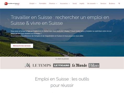 travailler en suisse netguide