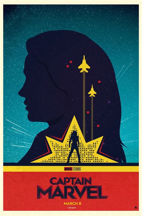 Captain Marvel Poster - Created by Matt Needle