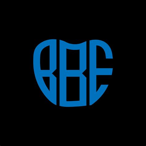 bbe letter logo creative design bbe unique design  vector art