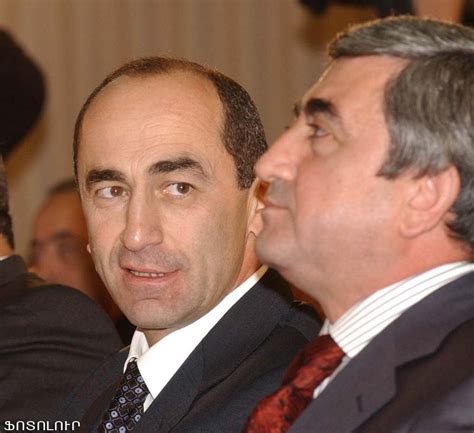 Ex-Presidents of Armenia Serzh Sargsyan and Robert Kocharyan put on ...