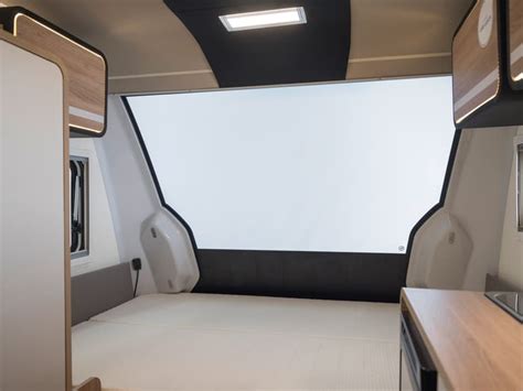 Knaus concept caravan controls light with adjustable smart glass window