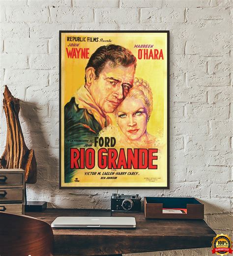 Rio Grande Movie Poster Classic Vintage Wall Film Art Print | Etsy