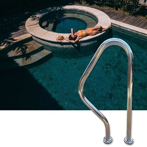 Pool Handrail Grab Bars For Outdoor Indoor Swimming Pools Stainless