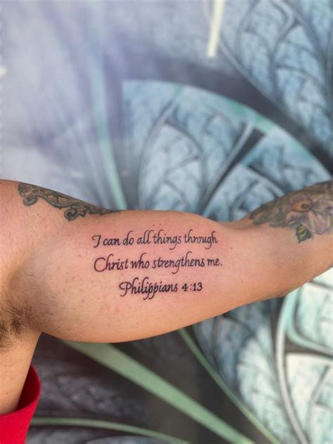 Philippians 4:13 by MYLA : TattooNOW