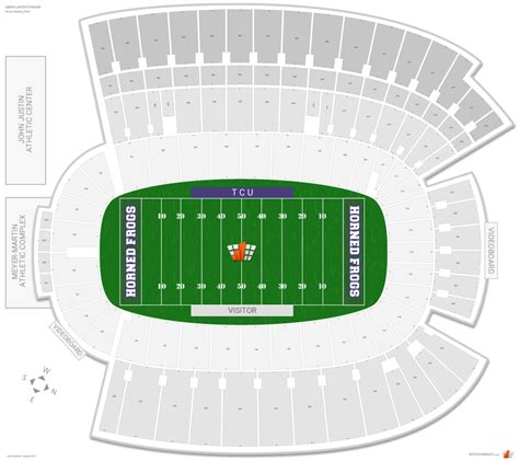 Amon G Carter Stadium Seating Chart With Rows - Chart Walls