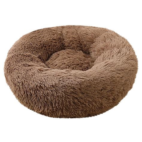 EWASWON Calming Donut Dog Bed - Anti-Anxiety, Self Warming, Cozy Soft Plush, Machine Washable ...