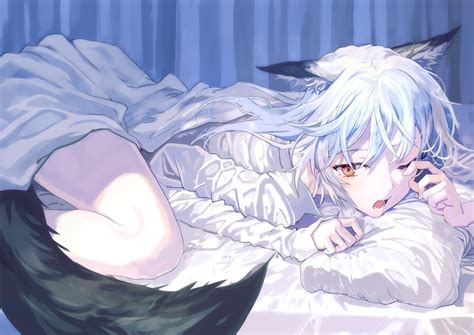 Anime Snow Wolf Girl