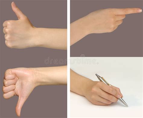 Gesture set 1 stock image. Image of display, expression - 530339