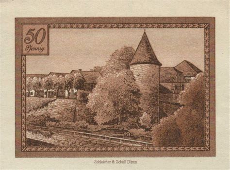 banknote index germany  pfennig