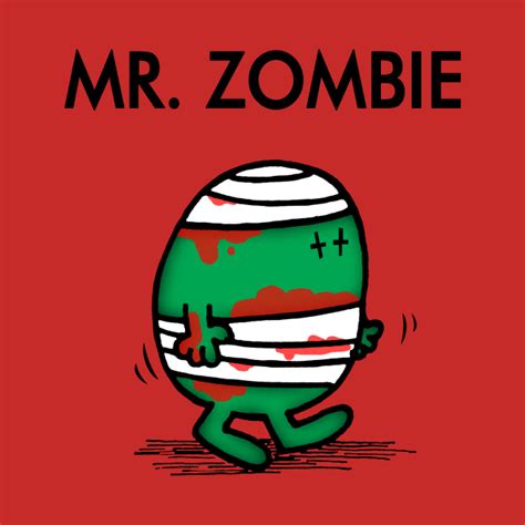 Mr Zombie - Mr Men - T-Shirt | TeePublic