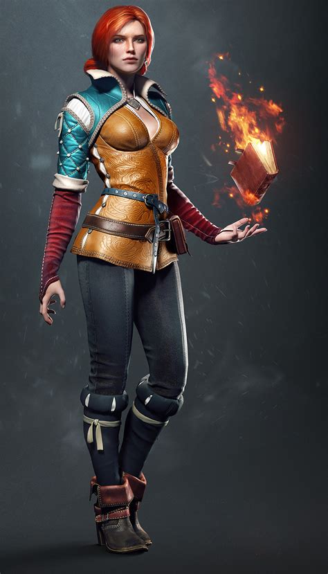 Triss Merigold | The witcher, The witcher game, The witcher 3