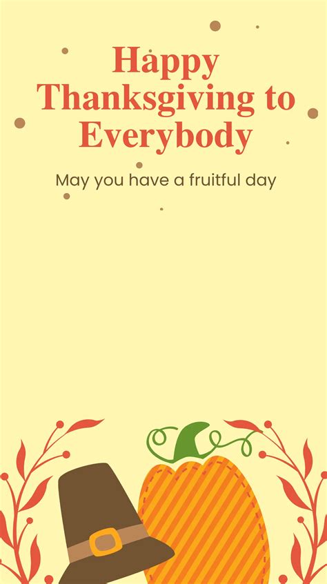 Free Happy Thanksgiving Snapchat Geofilter Template to Edit Online