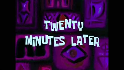 Spongebob - Twenty Minutes Later - YouTube