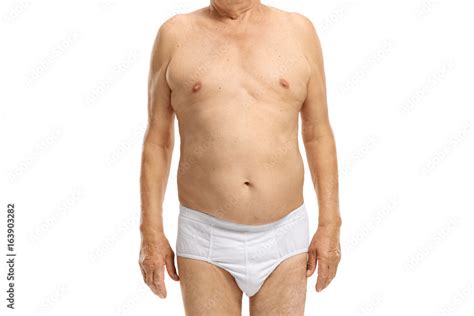 Details Body of an elderly man in underwear Stock Photo | Adobe Stock Guide