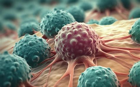 Premium AI Image | A close up of a virus with the number 1 on it