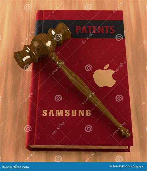 Mazo En Un Libro De Patentes Imagen editorial - Ilustración de legal