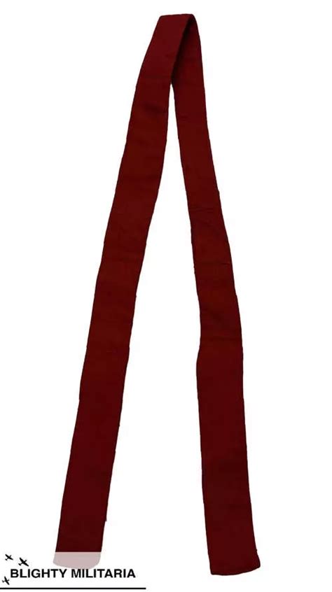 scarce original great war british army hospital blue tie  uniforms