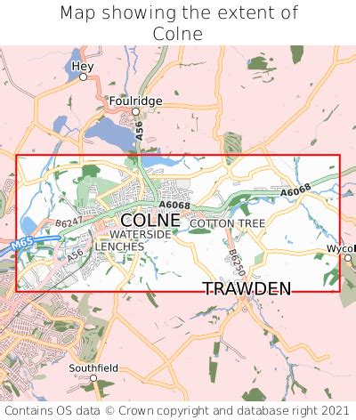 colne colne   map