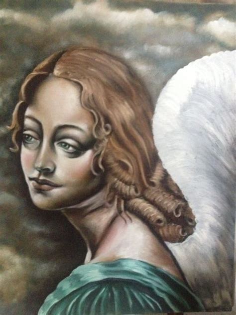 I like the idea that this is Lucifer as an angel, in contemplation ...