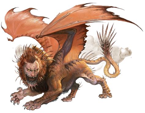 Мантикора (Manticore) | Существа | Инструменты мастера D&D