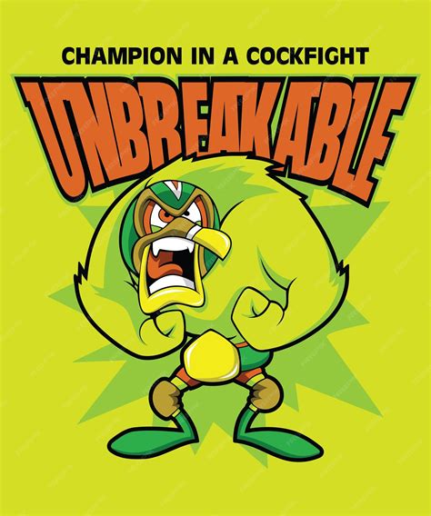 Premium Vector | Unbreakable Vintage Parody Cartoon Illustration