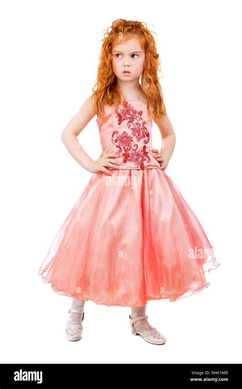 Little girl in pink dress Stock Photo - Alamy