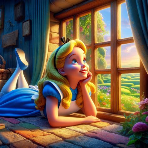 Alice enjoying a Sunny Day At the Window by Picasso-AI on DeviantArt