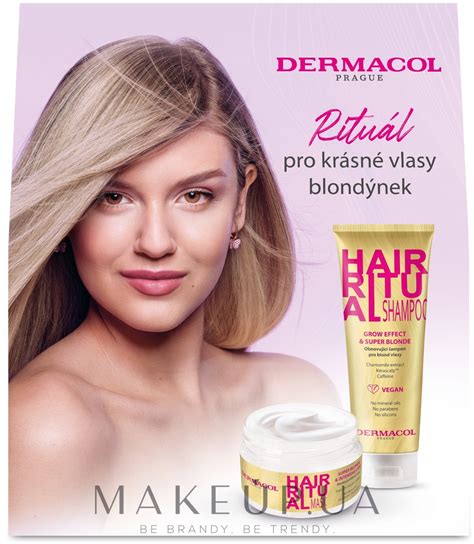 Dermacol Hair Ritual Grow & Super Blonde (shm/250 ml + mask/200 ml ...