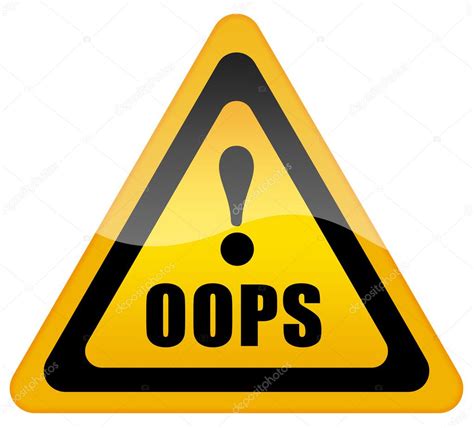 Oops sign — Stock Photo © Arcady #9125943