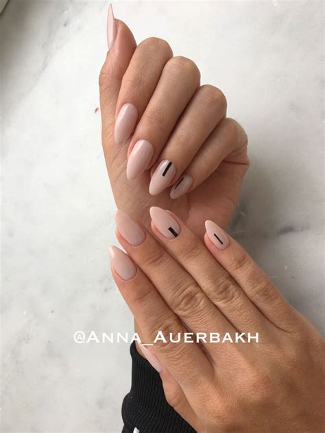 Бежевые ногти, ногти нюд @Anna_Auerbakh, @Avrora_Nails_Ekb