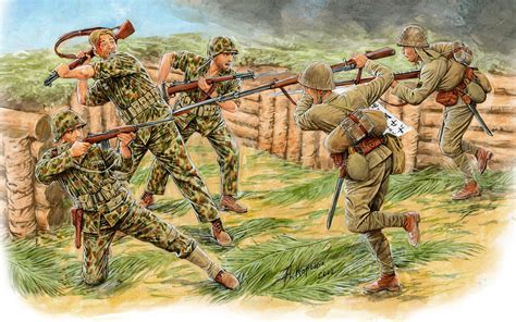Рисунок Рукопашный бой на рабочий стол | Солдаты War Wallpapers