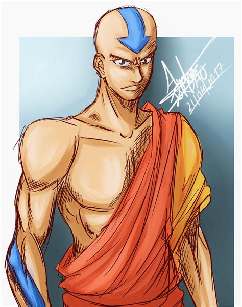 fan art aang avatar  andrejord  deviantart